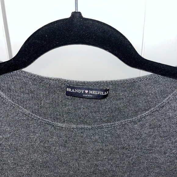 Gray Knit Long Sleeve - Picture 3 of 3